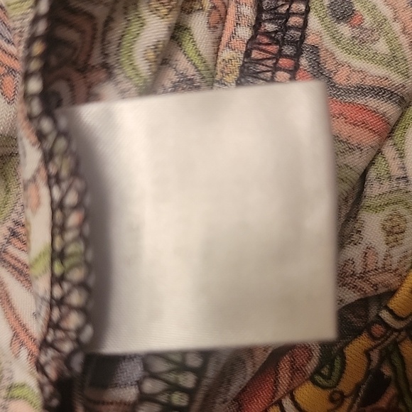 Muse Sleeveless Dress. Size 10, Gathered Waist, Paisley / Peacock Pattern, EUC! - Picture 7 of 7